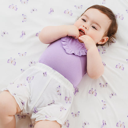 Baby Rib Bamboo Viscose Butterfly Bloomer