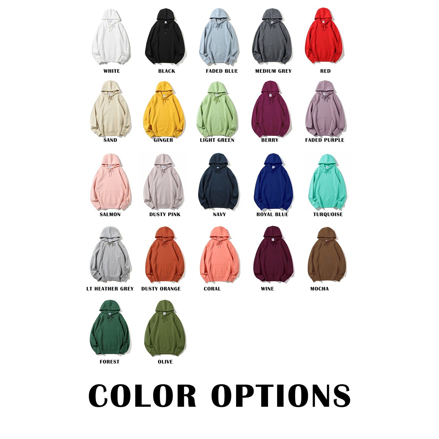 Wholesale Custom Hoodies/280 GSM