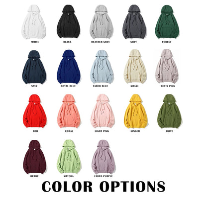 Wholesale Custom Fleece Hoodies / 350 GSM