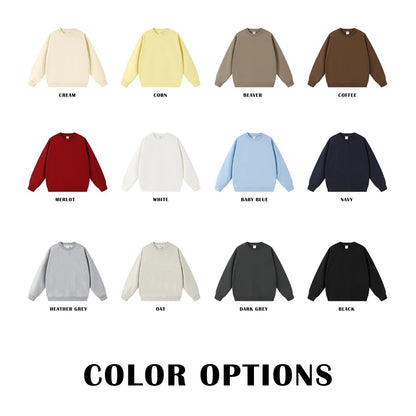 Wholesale Custom Oversized Fleece Sweatshirt / 450 GSM