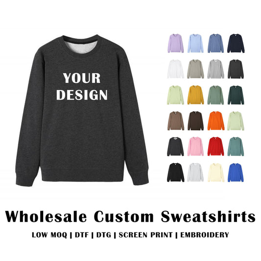 Wholesale Custom Pullover Sweatshirt/320 GSM