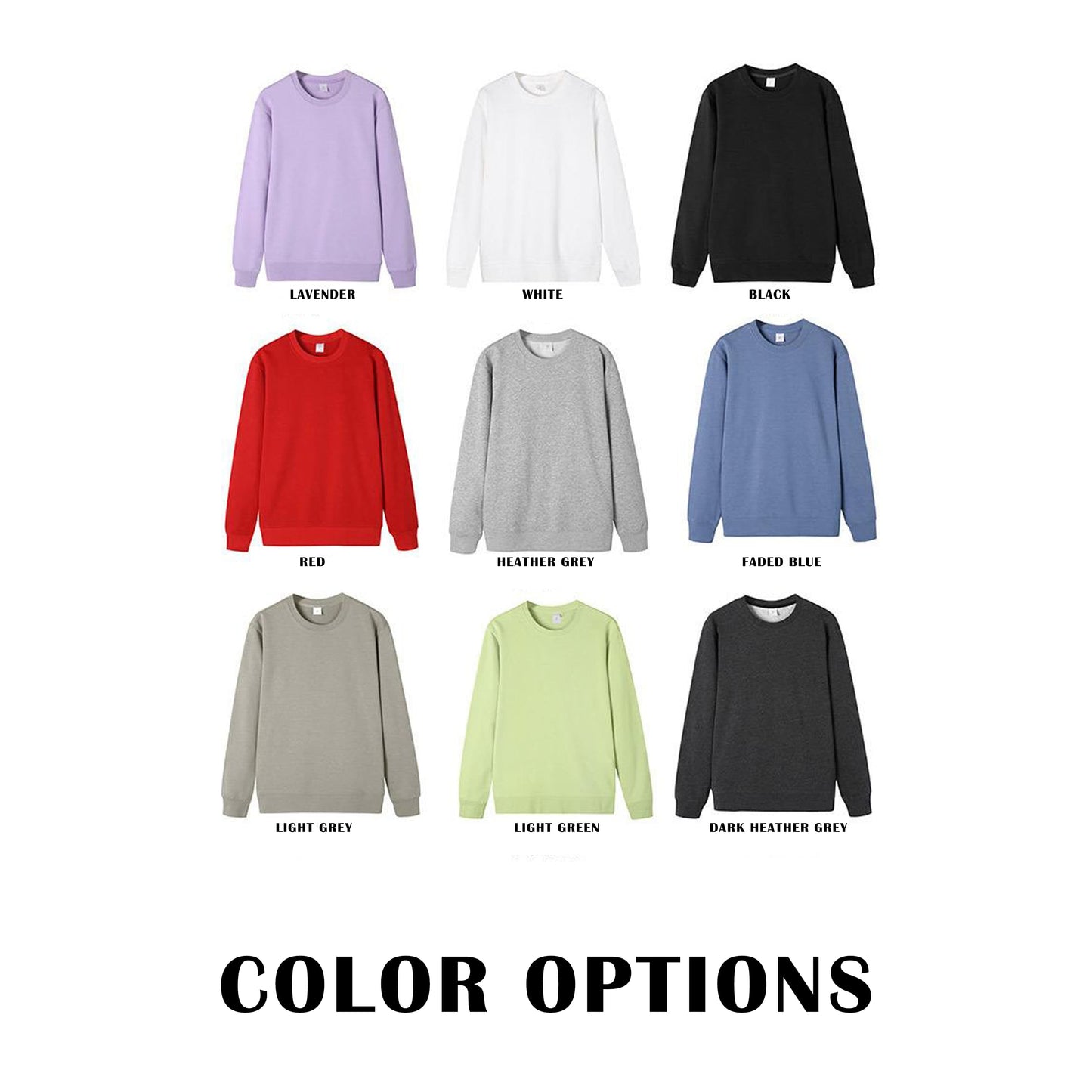 Wholesale Custom Pullover Fleece Sweatshirt/430 GSM