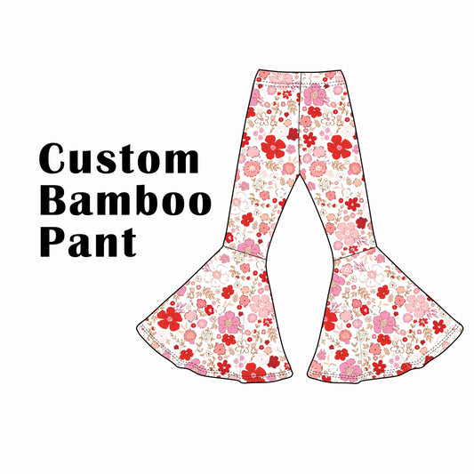 Custom Bamboo Viscose Bell Bottoms