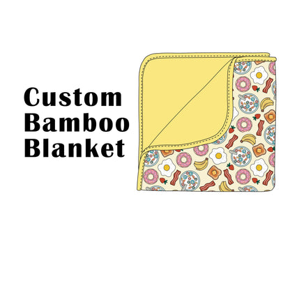 Custom Bamboo Viscose Blankets 30x40