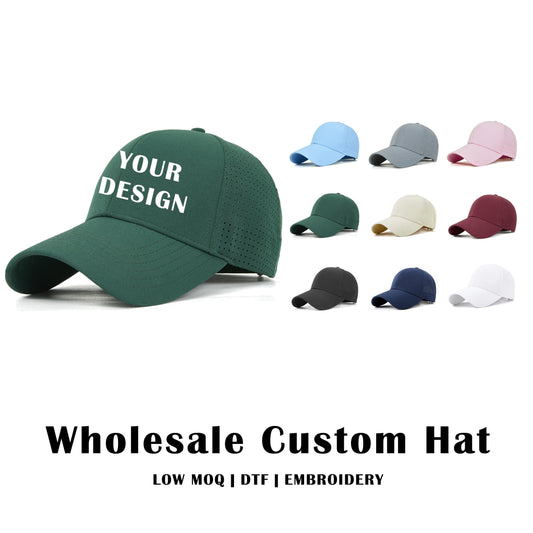 Wholesale Custom Golf Mesh Hat/Polyester